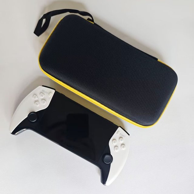 GMAXFUN Tragbare Nylon-Hartschalen-Reisetasche für SF3500 Retro Handheld-Konsole in Schwarz - Bild 1