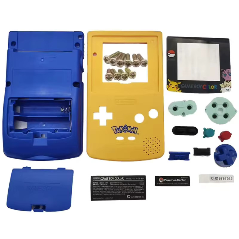 Bandai GBC Hülle für Gameboy in Gelb und Bunt mit Pikachu Motiv - Bild 2
