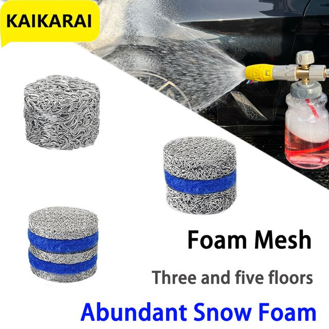 Kaikarai Schaumstoffkanonen Düsenspitzen und Netzfilter für Hochdruckreiniger, Schneeschaum-Lanzeenteile für 3000 PSI - Bild 1