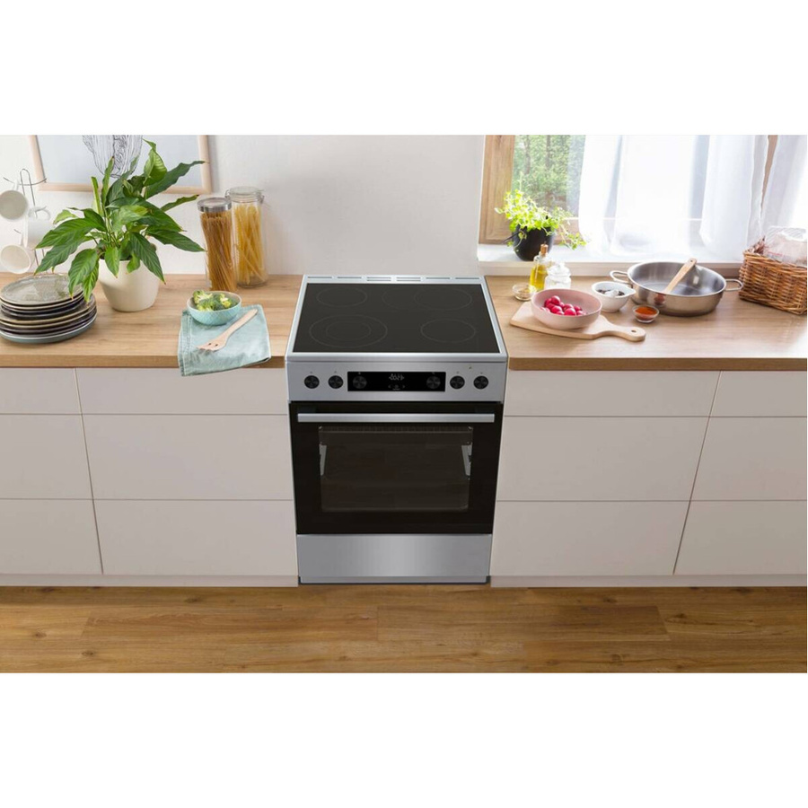 Gorenje Standherd GECS6C70XPA mit Glaskeramikkochfeld in Edelstahloptik, B/H/T: 60 x 85 x 60 cm - Bild 5