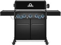 Broil King Gasgrill Baron 590 X Shadow in Schwarz mit Seitenbrenner, Rotisserie und Gusseisen-Rost - Bild 1