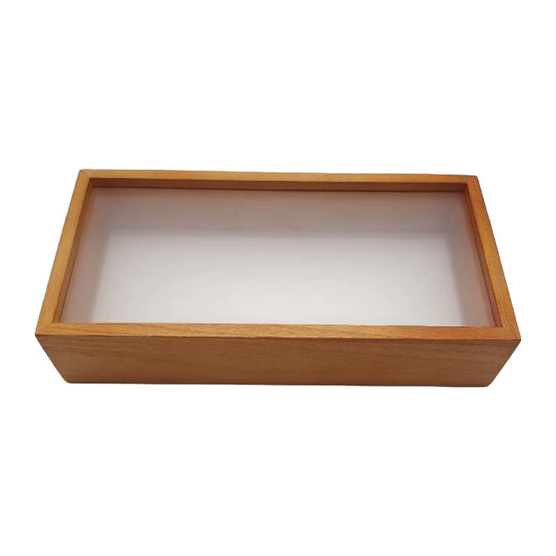 MagiDeal Schattenbox Bilderrahmen aus Holz in Braun, rechteckige Vitrine für DIY-Projekte und getrocknete Blumen - Bild 2