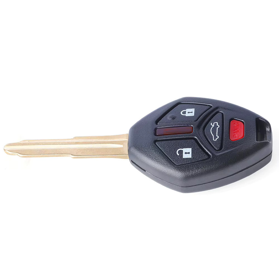 KEYECU Keyless Remote Auto Schlüsselanhänger 313,8 MHz mit 3 + 1 Tasten für Mitsubishi Eclipse und Galant, Farbe: Schwarz, OUCG8D-620M-A - Bild 2