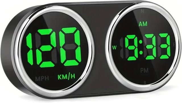 YJMP Auto Parts Digitales Auto-Head-Up-Display mit GPS, Tachometer und Übergeschwindigkeitsalarm, 7-farbig, Schwarz - Bild 1