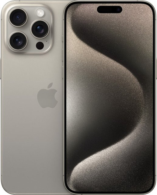 Apple iPhone 15 Pro Max in Titan Natur mit 1000 GB Speicher, 6,7 Zoll Display, 5G und iOS - Bild 1