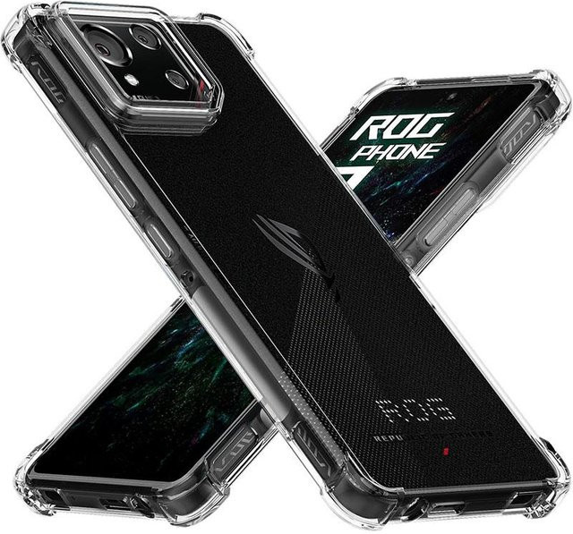 Stoßfeste Schutzhülle für Asus ROG Phone 9 8 7 6 Pro und 9 FE in Transparent - Bild 1