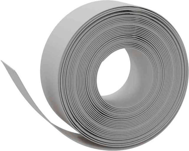 vidaXL Rasenkanten aus Polyethylen in Grau, 5 Stück, Gesamtlänge: 10 m, Höhe: 20 cm - Bild 1