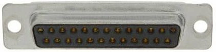Amphenol L77DB25S Steckverbinder in Silber - Bild 1