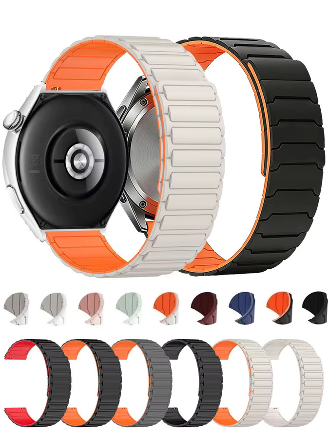 Amazfit Uhrenarmband, Silikon, magnetisch, 22 mm, Unisex - Bild 6