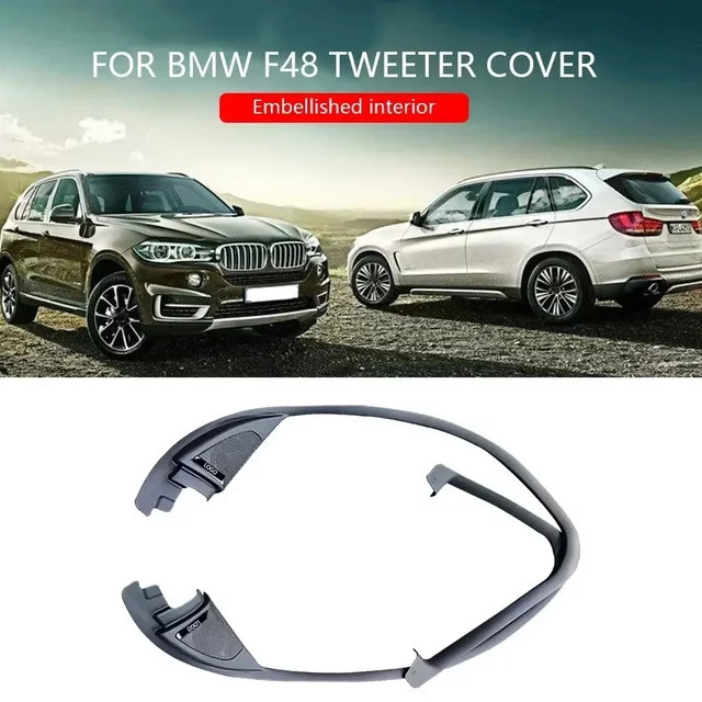 Lautsprecher Abdeckung für BMW F48 X1 Serie, Hochtöner Rahmen und Dekoration, Schwarz - Bild 1