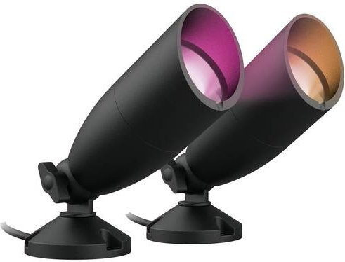 WiZ Outdoor LED Bodenspot Starter-Kit Tunable White & Color, 2er-Set, Schwarz - Bild 1
