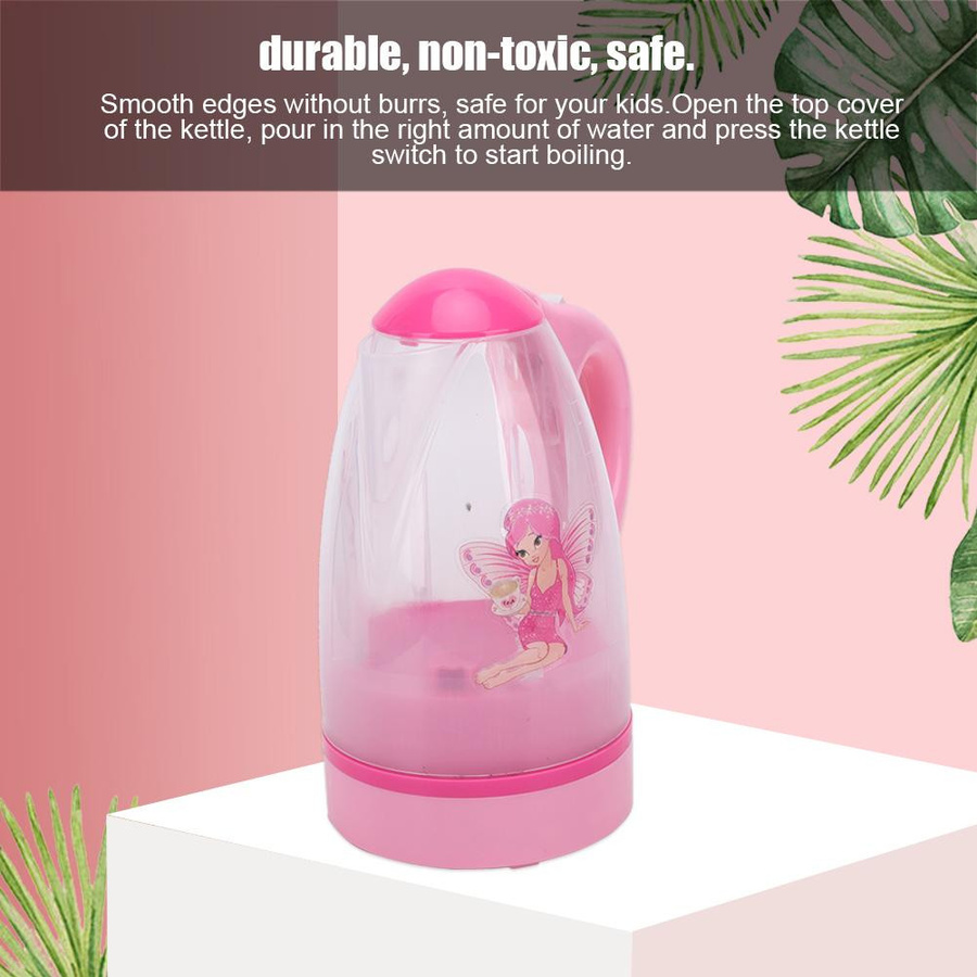 Elektrischer Wasserkocher Spielzeug mit Licht Rosa ab 3 Jahren - Bild 3