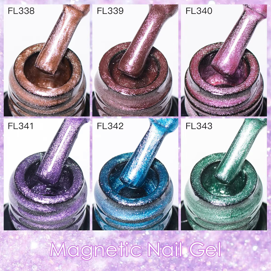 Four Lily Gel-Nagellack, nacktes Rosa, schimmernd, 7 ml - Bild 4