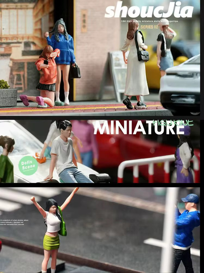 MAK Miniaturfiguren Fashion Girl Boy, 1:64, Einzelfigur, Bunt / Mehrfarbig - Bild 5