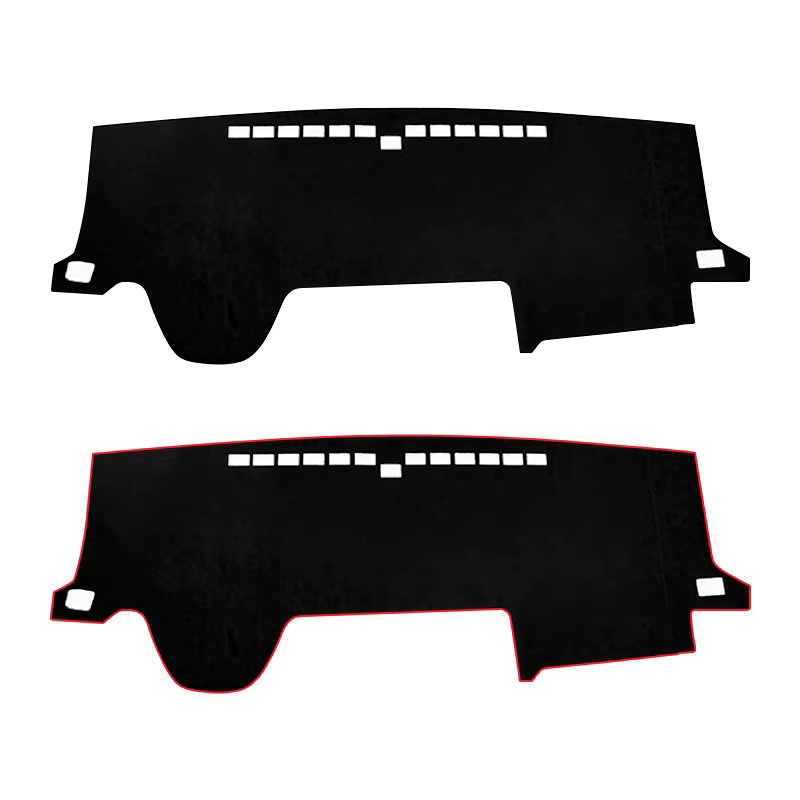 YaLumei Dashboard-Matte für Toyota Granvia Hiace Pendler, Instrumententafel-Sonnenschutzpad, Schwarz - Bild 6