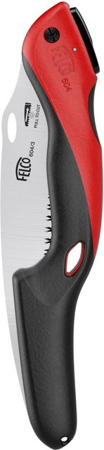 Felco Klappsäge 604 in Rot-Schwarz mit Chromstahl-Sägeblatt und 24 cm Schnittlänge - Bild 1
