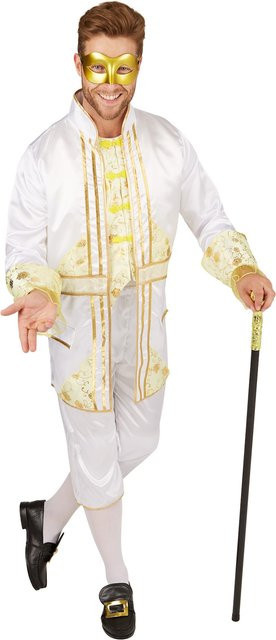 tectake Herrenkostüm Kaiser, Fantasy, Weiß - Bild 1