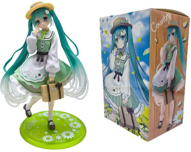 Hatsune Miku Desktop Niedliche Actionfigur, Mode Land Ver., 20cm - Bild 1