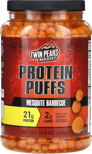Twin Peaks Protein-Puff Mesquite Barbecue 300 g - Bild 1