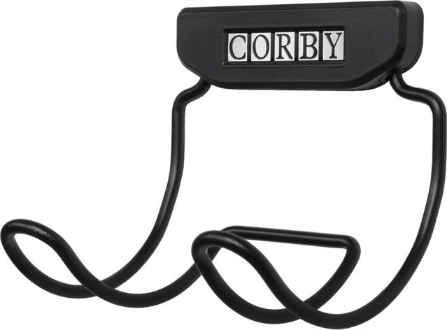 CORBY Haartrocknerhalter in Schwarz, B/H/T: 12 x 100 x 10,5 cm - Bild 1