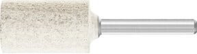 PFERD TOOLS Poliflex Schleifstift Zylinderform, Farbe Weiß, Durchmesser: 20 mm, Länge: 32 mm, Schaft-Durchmesser: 6 mm, Körnung: A80, 10er Packung - Bild 1
