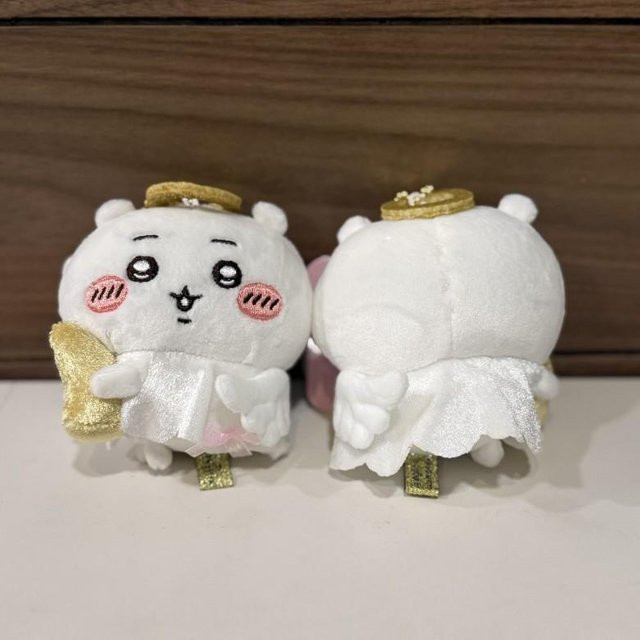Jiyi Schlüsselanhänger Engel Plüsch, Usagi Hachiware, White, Unisex - Bild 1