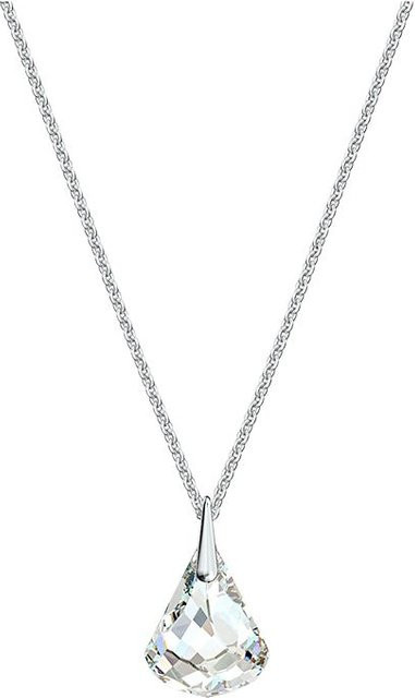 Swarovski Halskette, Wassertropfen, Diamant, Roségold, Damen, Weiß - Bild 1