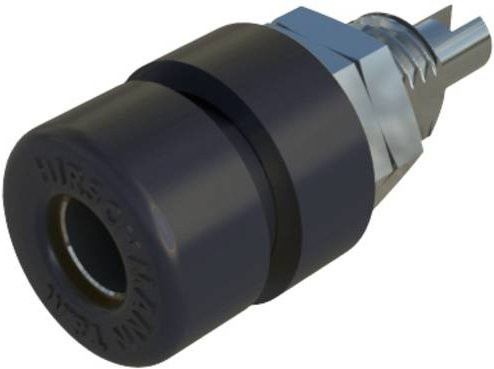 Hirschmann Test & Measurement BIL 30sw Laborbuchse Schwarz, vertikaler Einbau mit 4mm Stift-Durchmesser - Bild 1