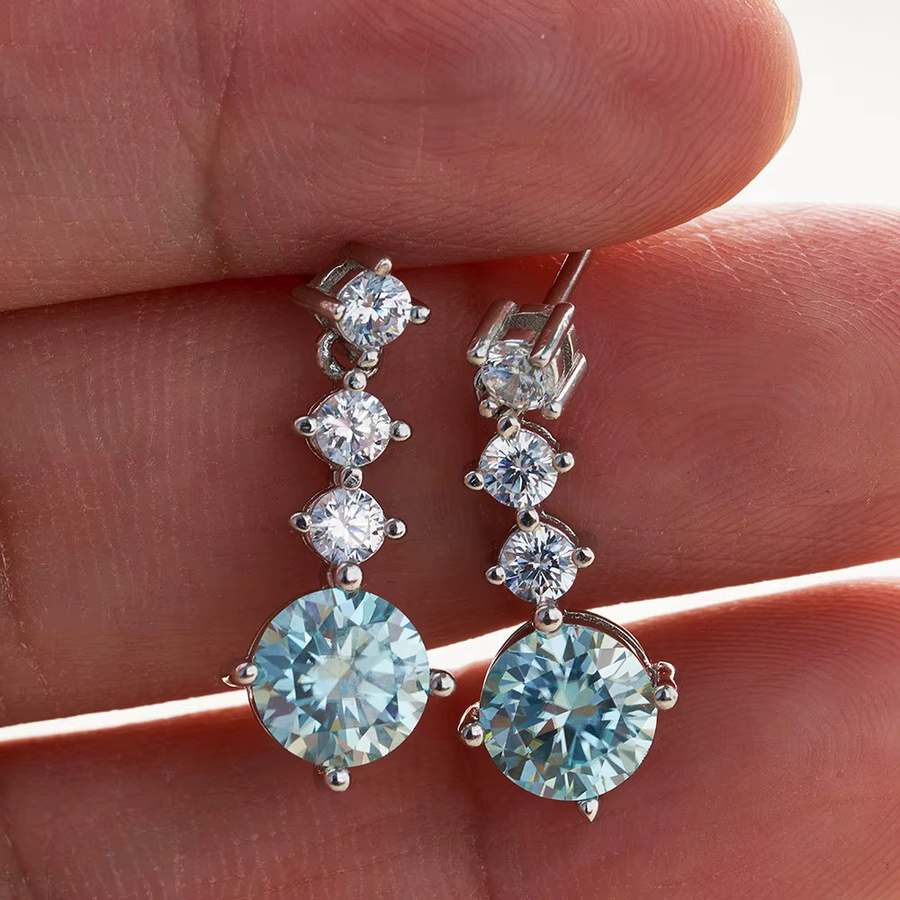 Joyce Kelly Ohrstecker, 925 Silber, Diamant, Damen - Bild 2