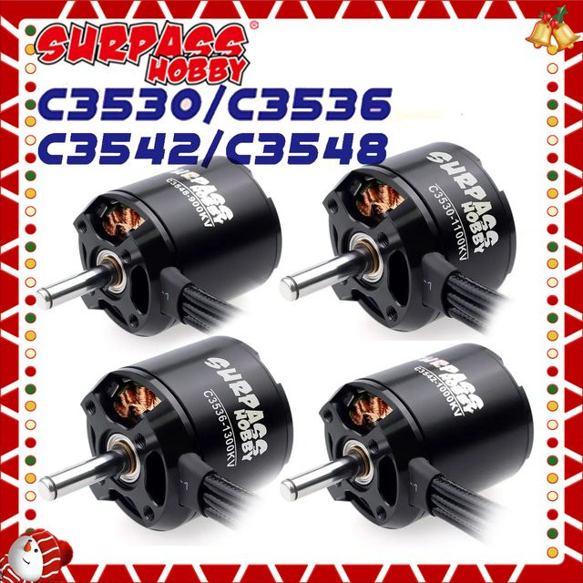 Surpass Hobby C35 Serie Outrunner Brushless Motor für RC Flugzeuge, FPV Drohnen, Quadcopter und Flugzeug-Bausätze - Bild 1
