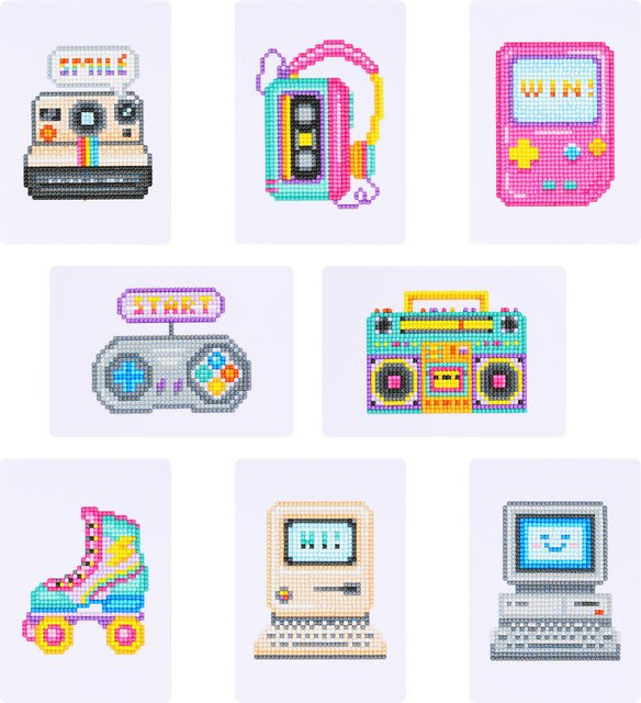Momoart DIY Diamant Mosaik, Cartoon, Handwerk Kit, Bunt / Mehrfarbig - Bild 1