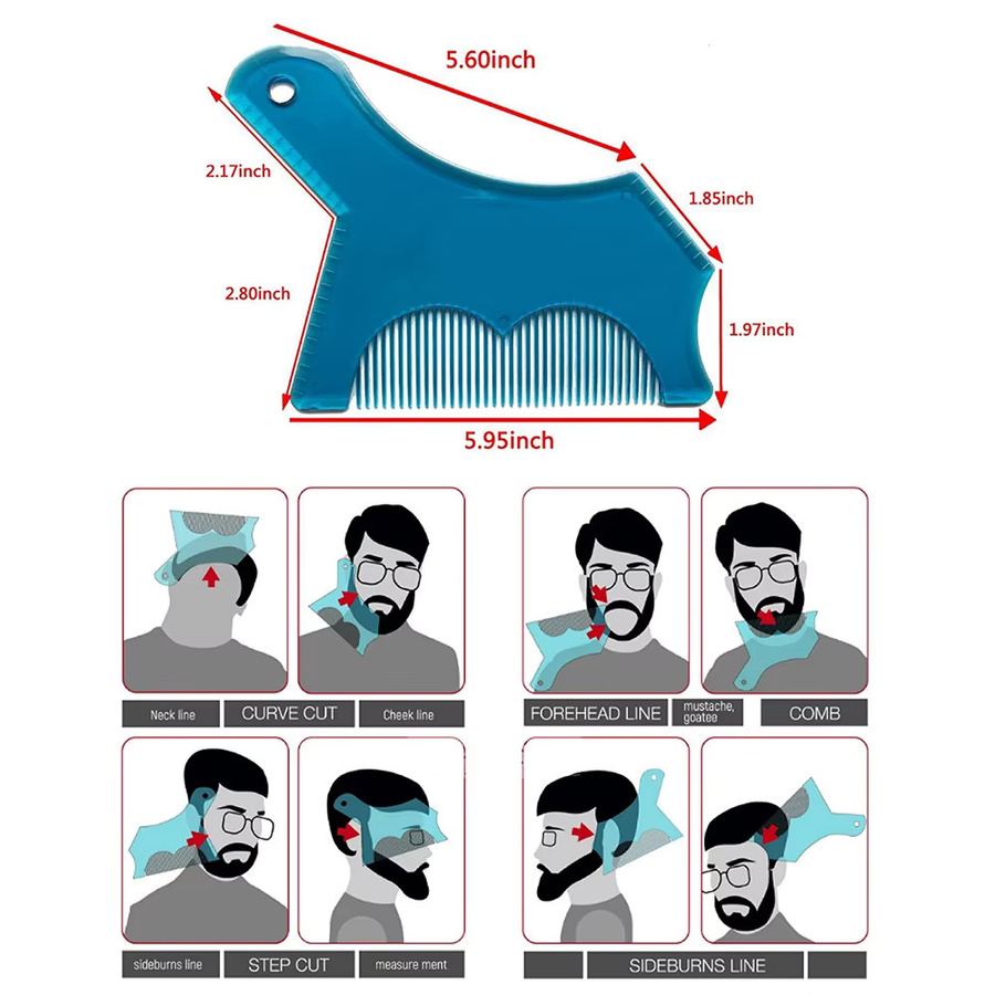 Beards Are Life The Tw Beard Park Bart-Styling-Kamm für Herren - Bild 3