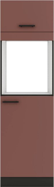OPTIFIT Nizza407 Küchen-Geräteumbauschrank in Rostrot mit modernem Design, Breite: 60 cm - Bild 1