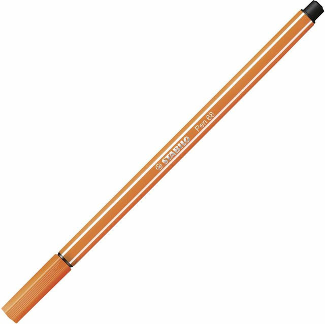 STABILO Pen 68 Textmarker Gelbrot mit feiner Spitze - Bild 1