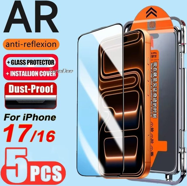 Staubfreie HD Displayschutzfolie für Apple iPhone Modelle in Transparent - Bild 1