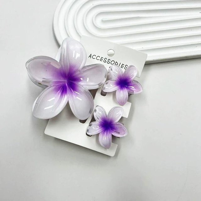 YULIN Haarklammer, Hawaiiblumen, Damen - Bild 1