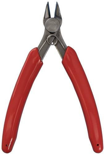 Quadrios Feinmechanik Seitenschneider-Printzange 23T057 ohne Facette in Rot, Länge: 123 mm - Bild 1
