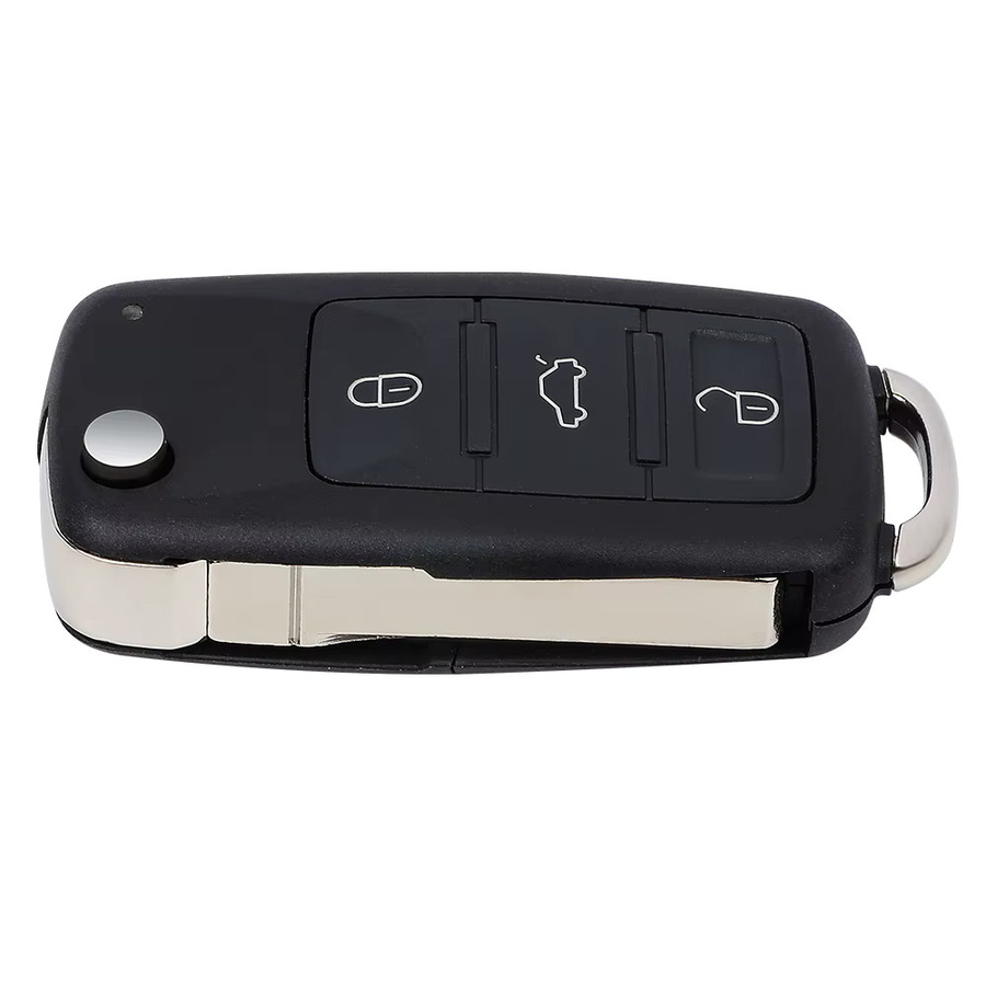 KEYECU Fernbedienung Schlüsselanhänger für VW Volkswagen Jetta Passat 2017 2018, 315 MHz Megamos AES ID88 MQB NBGFS93N, Schwarz - Bild 3
