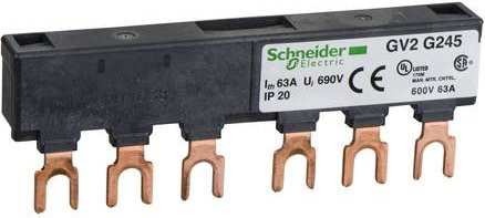Schneider Electric GV2G245 Drehstrom-Sammelschiene in Schwarz - Bild 1