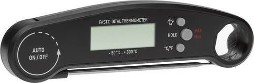 TFA Dostmann Küchen-Thermometer in Schwarz mit °C/°F-Anzeige für Babykost, Backen und Braten - Bild 1