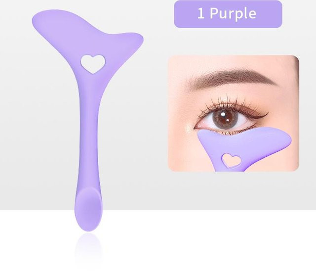 Love Home Garden Eyeliner-Schablone, Silikon, violett, Unisex - Bild 1