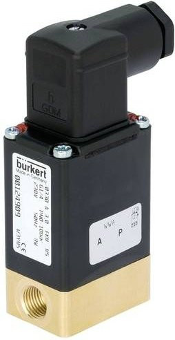 Bürkert Magnetventil 327518 0330 in Schwarz - Bild 1