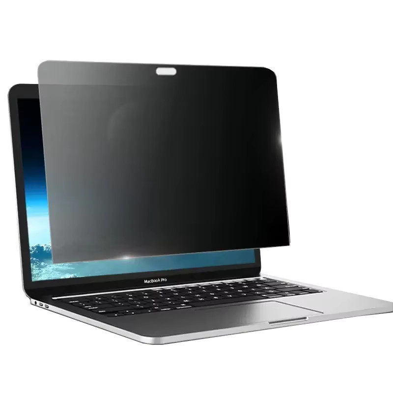 Apple Laptop-Blickschutzfolie für MacBook Air 13 und 15 Zoll sowie MacBook Pro 14 und 16 Zoll, Anti-Spionage-Sichtschutzfilter, blendfrei, Schwarz - Bild 3