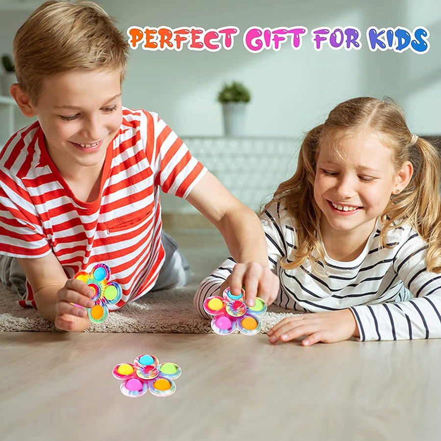 soulbao Bunte Blase Fidget Spinne Presse Blase Rad, 2-5-teiliges Set - Bild 3