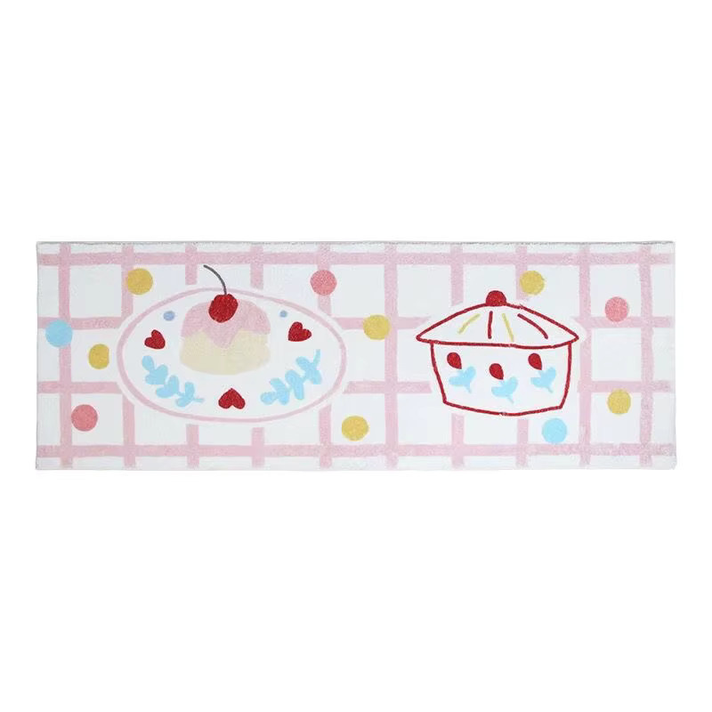 VIKAMA Kartenförmiger langer Teppich für Kinderzimmer und Flur, rutschfeste Bodenmatte in Multicolour, B/T/H: 120 x 40 x 40 cm - Bild 2
