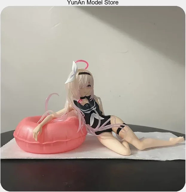 Bandai Blue Archive Plana Badeanzug Sitzende Pose, Anime-Figur, 12cm - Bild 1