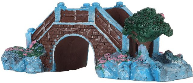 OutsideWorld Aquarium Bogenbrücke aus Harz als dekoratives Ornament zur Landschaftsgestaltung in Multicolor - Bild 1