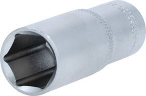 KS Tools CLASSIC Sechskant-Stecknuss lang 3/8 Zoll 11/16 Zoll in Silber - Bild 1