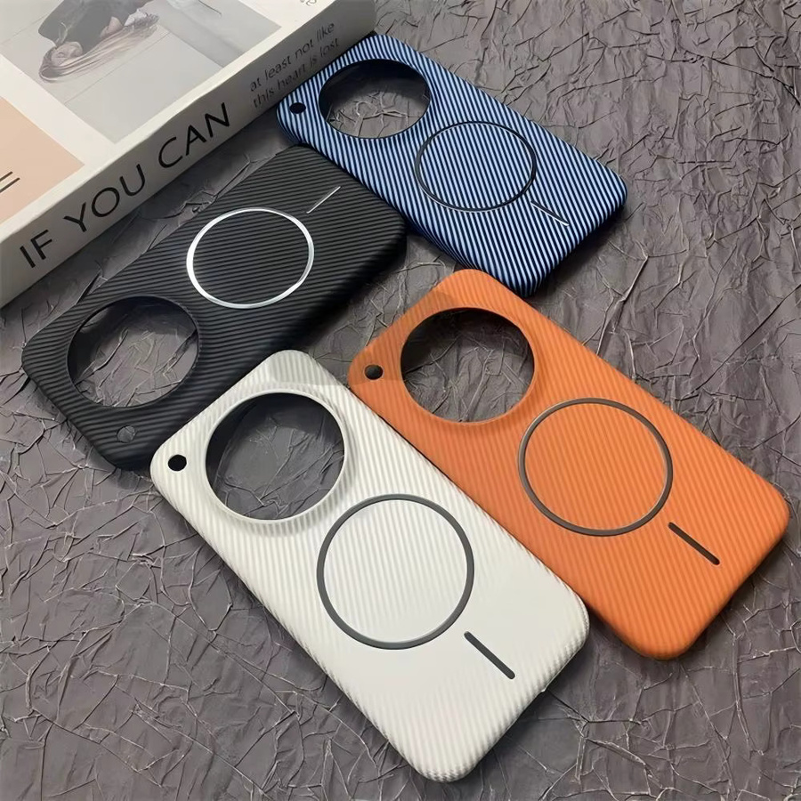 Luxuriöse Halbrahmen-Handyhülle mit Carbonfaser-Textur aus PC für MagSafe, kompatibel mit OPPO Find X9, Find X8, Find X S Pro und Ultra, magnetische Abdeckung für kabelloses Laden - Bild 3