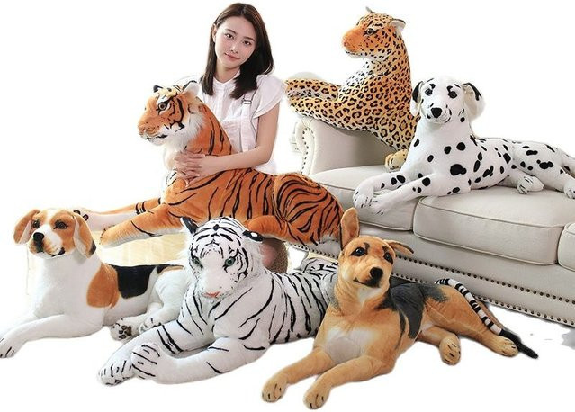 NIUHAPI Tiger Collie Hund, Plüsch, Plüsch Kissen - Bild 1